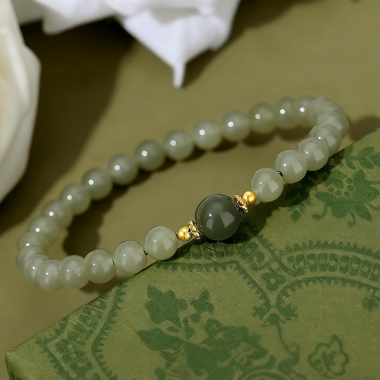 和田玉转运手串