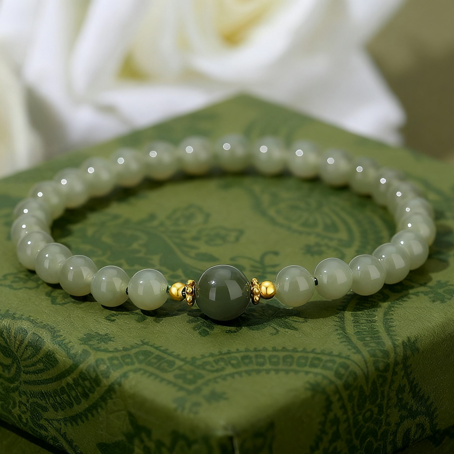 和田玉转运手串