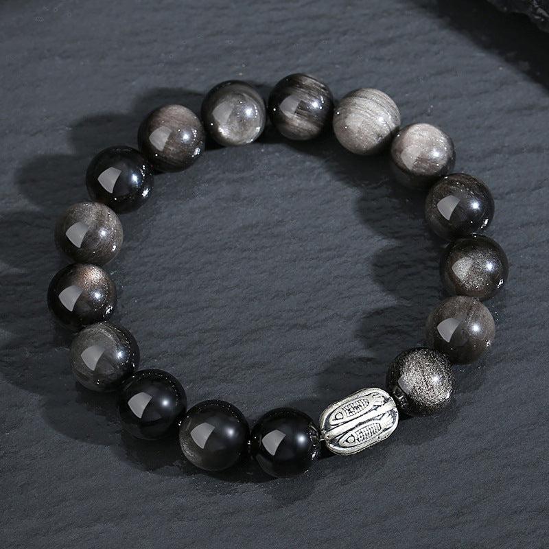 黑曜石转运手串（锦鲤）