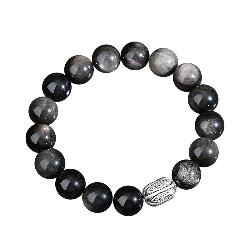 黑曜石转运手串（锦鲤）